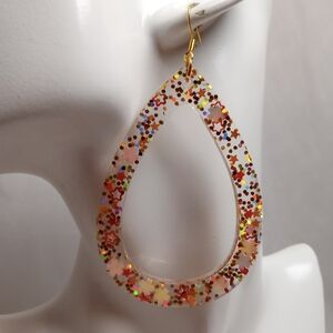 Hand Crafted Gold Teardrop Earrings